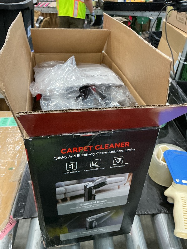 Photo 1 of **DIRTY**
Portable Carpet & Upholstery Spot Cleaner Machine, with Brushhead and Solution