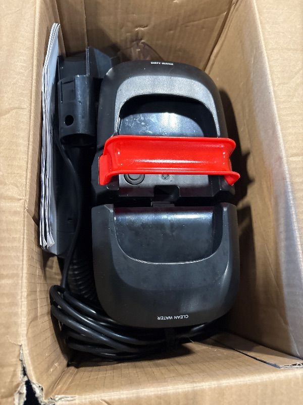 Photo 1 of **DIRTY**
Portable Carpet & Upholstery Spot Cleaner Machine, with Brushhead and Solution