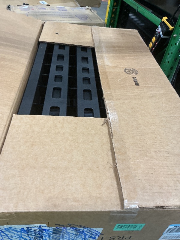 Photo 1 of *MAJOR DAMAGE*
IRIS USA 4-Shelf Heavy Duty Plastic Storage Shelves, 600lb Capacity, 56" H x 36" W x 18" D, Large Modular Shelving Unit Storage Organizer for Garage, Home, Warehouse & Gym, Storage Rack - Black