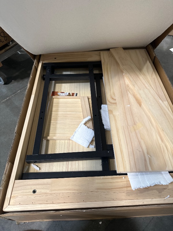 Photo 1 of ** sold as is no refund/return** 
CEDARDVD Wooden Puzzle Table with Storage for 300-1500 Piece Puzzles – Adjustable Height & Tilt, Felt Cover, Metal Stand, Lockable Wheels, Perfect for Puzzle Lovers & Adults (Puzzle Table-M)
