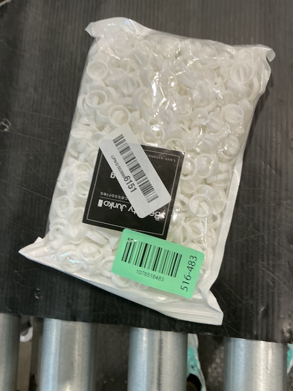 Photo 1 of [300PCS] Lash Extension Glue Ring, 2 Slots Lash Glue Holder Sticker, Lashes Rings Holder, Nail Art Ring Cup, Eyelash Extensions Supplies