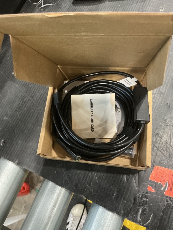 Photo 1 of [Dual-Lens] Endoscope Camera with Light, 1920P HD Borescope with 8+1 Adjustable LED Lights, IP67 Waterproof 16.5FT Semi-Rigid Snake Cord Inspection Camera for iPhone, iPad and Android Phone (Type C)