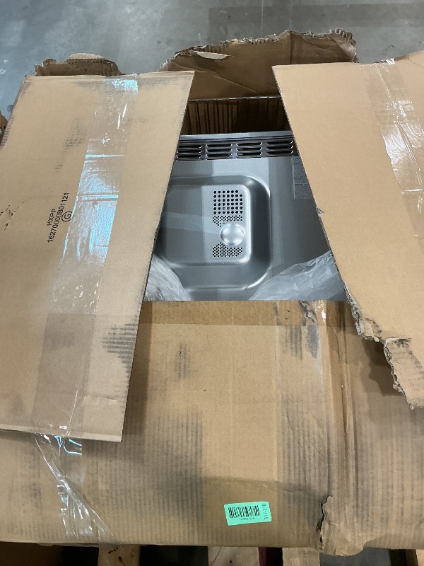 Photo 1 of **Major Damage**
KoolMore 24 Inch Built-in Convection Oven and Microwave Combination with Broil, Soft Close Door, 1000 Watt Power, Stainless Steel Finish, Touch Control LCD Display (KM-CWO24-SS)