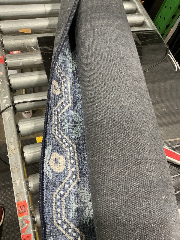 Photo 1 of ***DIFFERENT DESIGN*** Loloi Rifle Paper Co. Maison Collection MAO-07 Blue 7'-6" x 9'-6", .19" Pile Height, Area Rug