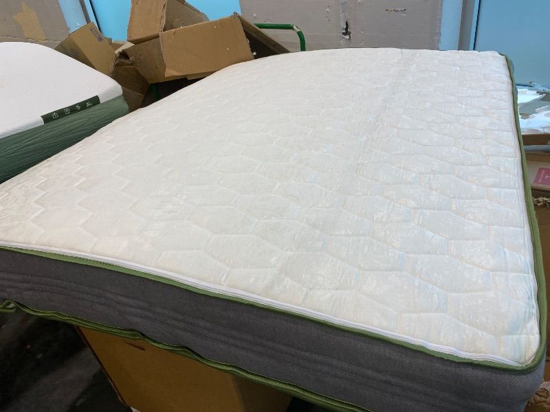 Photo 1 of *MAJOR DAMAGE*
Novilla 14 Inch King Size Memory Foam Mattress in a Box, Pressure Relieving & Plush Comfort, Bliss, Grey