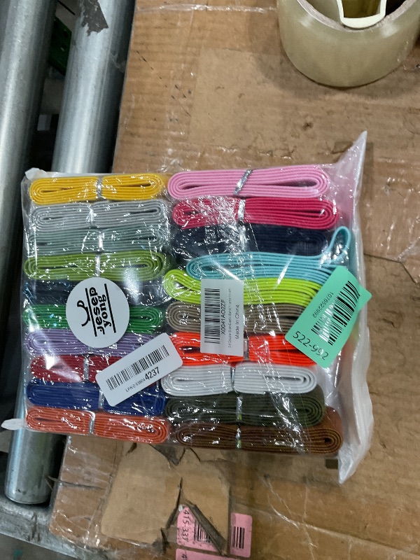 Photo 1 of 1.5inch Wide Colored Elastic Band for Sewing 20 Yards Double-Side Heavy Stretch High Elasticity for Belts Double-Side Twill Woven Elastic Band for Pants Waistband-Wigs-DIY Crafts & Projects