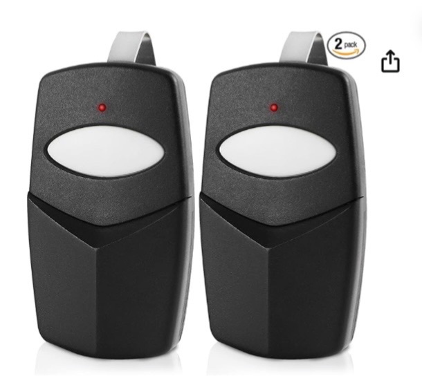 Photo 1 of 2 DTC for Linear Delta 3 Garage Door Remote 8 DIP Switch Digit Gate Opener Remote Replace DTD DNT00002A DNT00017A DT DTA DT2D gate Control Remote Transmitter with 2 Visor Clip 310 MHz 1-