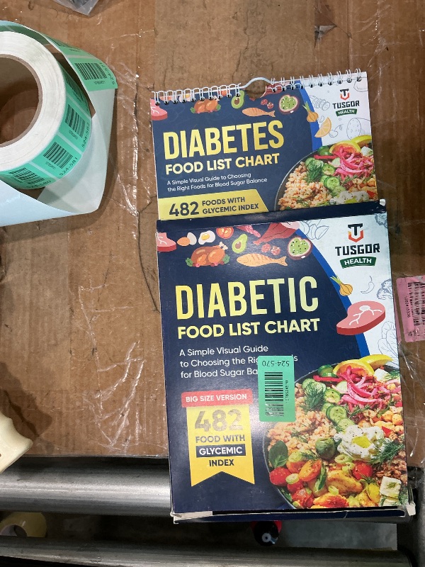 Photo 1 of [480+ FOODS] Diabetic Food List With Glycemic Index Information - Magnet Diabetes Food List Chart Booklet With Glycemic Index 2026 Version For Newly Diagnosed, Type 1, Type 2 Diabetes (Large Size)
