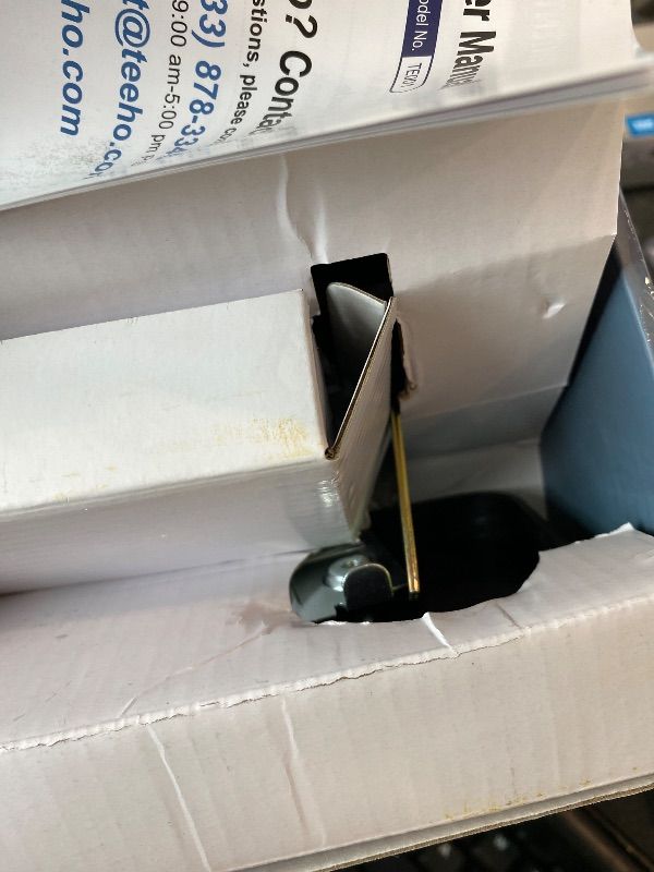 Photo 1 of **UNTESTED**
TEEHO TE001 Keyless Entry Door Lock with Keypad - Smart Deadbolt Lock for Front Door with 2 Keys - Auto Lock - Easy Installation - Matte Black