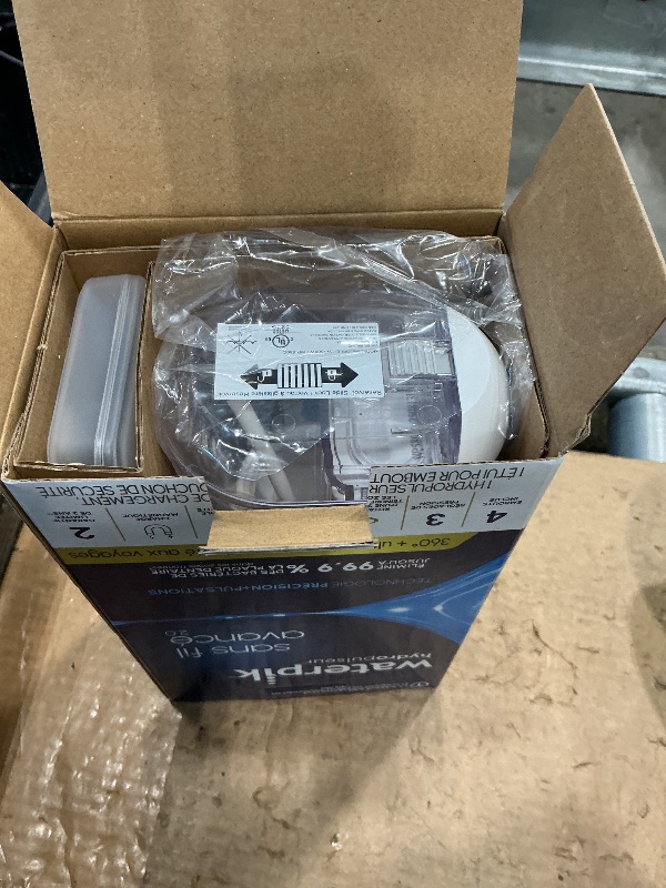 Photo 1 of [Doesn't Hold Charge] Waterpik Cordless Advanced 2.0 Water Flosser For Teeth, Gums, Braces, Dental Care With Travel Bag and 4 Tips, ADA Accepted, Rechargeable, Portable, and Waterproof, White WP-580, Packaging May Vary