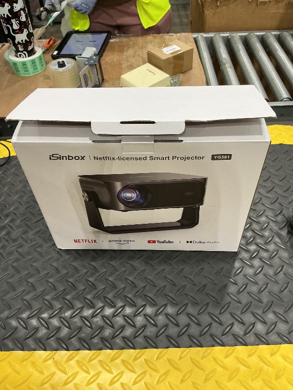Photo 1 of [2000 ANSI/Auto Focus & Keystone/Built-in APP] 4K Outdoor Projector with Wifi and Bluetooth, Smart Portable Projector with Built in Apps YouTube/PrimeVideo & Dolby, Home Theater Projector with HDR10+
