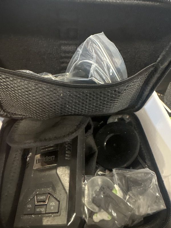 Photo 1 of **DAMAGED/DIRTY**
Uniden R8W (new Model) Extreme Long Range Laser/Radar Detector, 360° Awareness, Directional Arrows, Wi-Fi, Bluetooth, GPS, Real-Time Voice Alerts, Red Light & Speed Camera Alerts, R/TACH App
