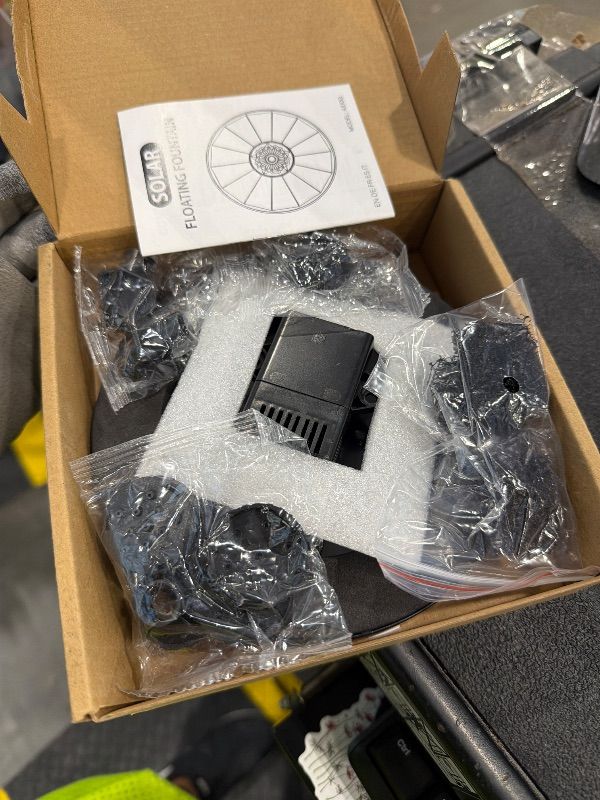 Photo 1 of **UNTESTED**
SZMP Solar Fountain Upgrade, 3.5W Solar Powered Bird Bath Fountains with Flower, Outdoor Water Feature Solar Pump with 7-in-1 Nozzles, 4 Fixed Pipes for Humingbirds, Garden, Pool, Pond, and Fish Tank