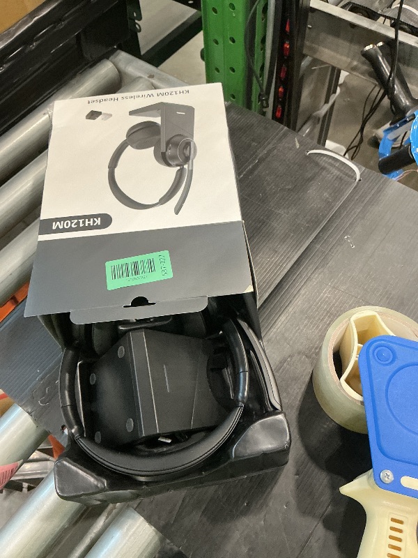 Photo 1 of (2025 Upgraded) Wireless Headset with Mic for Work, Bluetooth Headset with Noise Canceling Microphone with Dongle, Charging Base & Mic Mute, Wireless Headphones for Work from Home/PC/Computer