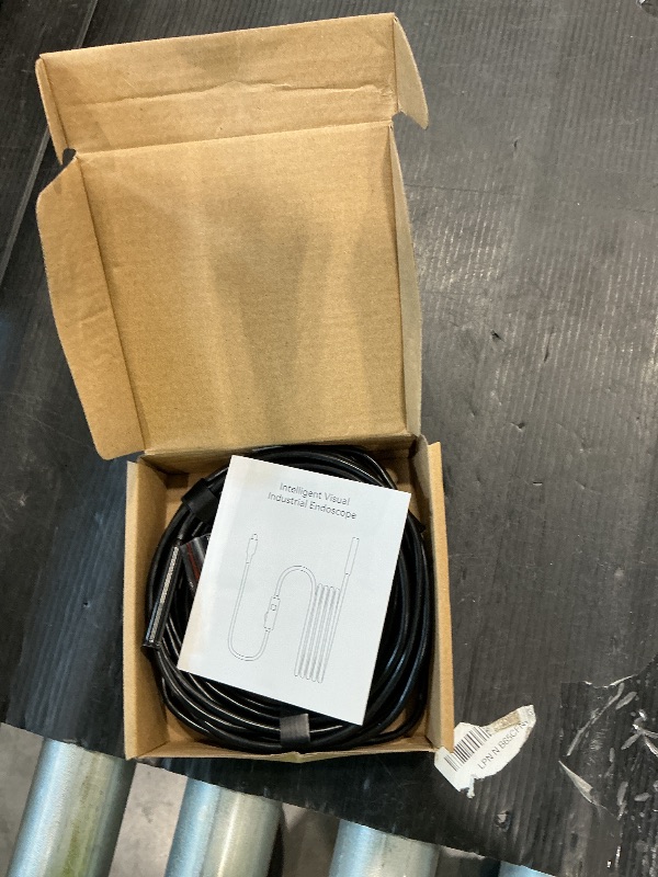 Photo 1 of [Dual-Lens] Endoscope Camera with Light, 1920P HD Borescope with 8+1 Adjustable LED Lights, IP67 Waterproof 16.5FT Semi-Rigid Snake Cord Inspection Camera for iPhone, iPad and Android Phone (Type C)