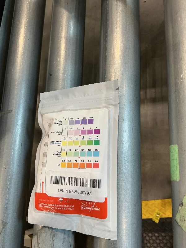 Photo 1 of 100 Pool Test Strips - Chemical Hot Tub Test Strips for Hot Tub Water, Pool and Spa Test Strips for Hot Tub Testing Strips, Pool Strips Test pH Strips, Chlorine, Bromine, Hardness, Alkalinity