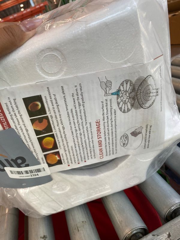 Photo 1 of **UNTESTED**
Meuiosd 12-24 Egg Incubator with Humidity Display, Egg Candler, Automatic Egg Turner, for Hatching Chickens Duck Quail Parrot