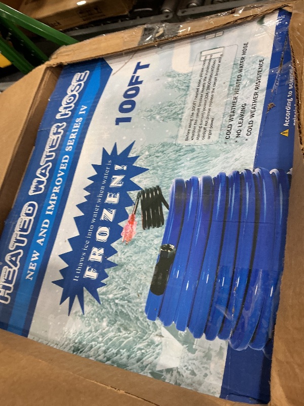 Photo 1 of 100FT Heated Hose for RV,-45 ? Anti-freezing ?Electrically Heated Hose of Rv Accessories?Rv Freshwater Hoses with Fittings