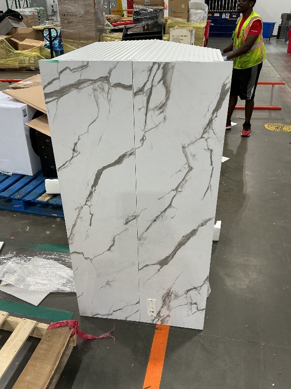Photo 1 of *MAJOR DAMAGE*
MARBLE CABINET