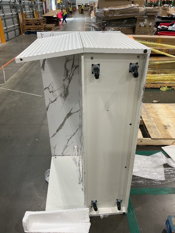 Photo 1 of *MAJOR DAMAGE*
MARBLE CABINET