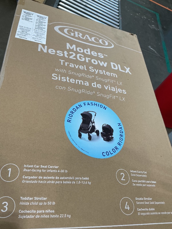 Photo 1 of ***FINAL SALE NO RETURN*** Graco® Modes™ Nest2Grow DLX Travel System, Riordan ITEM NEVER BEEN OPEN