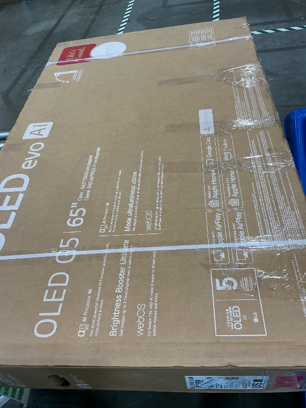Photo 1 of **Sell for parts only**
Factory Sealed 
LG 65-Inch Class OLED evo AI Super Upscaling 4K G5 Series Smart TV w/Dolby Atmos, Vision, HDR10, Filmmaker Mode, Wow Orchestra, Alexa Built-in (OLED65G5WUA, 2025)