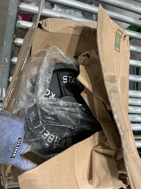 Photo 1 of **Partial Set - ONLY 1 35lb weight**
Fitvids 1 Inch Standard Weight Plates, 2x 35 LB Plates for Home Gym Strength Training, Deep Grip Edge