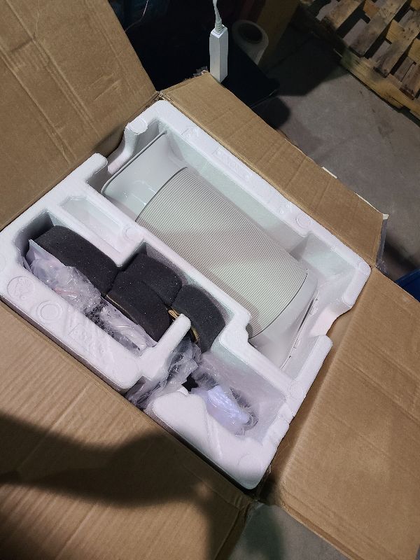 View 6 of 14,000 BTU Portable Air Conditioner Cools Up to 700 Sq.Ft, Auto-Evaporation Low Noise Portable AC Unit with Remote Control Fits for Large Room, Office, Garage, White STILL IN BUBBLE WRAP NEVER OPEN