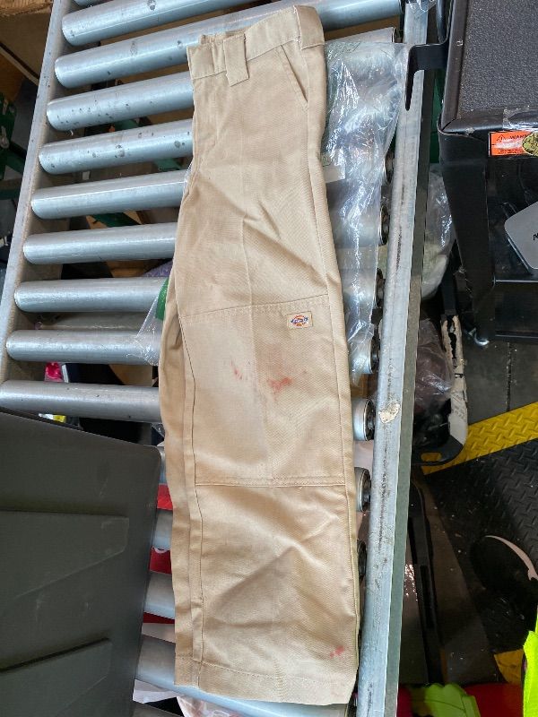 Photo 1 of [STAINED] Dickies Boys Double Knee Work Pant, Desert Khaki, 7