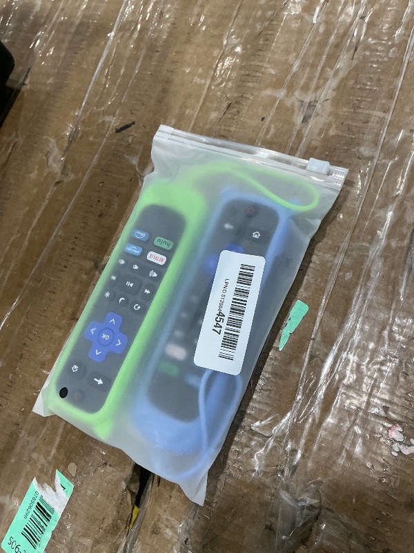 Photo 1 of (Pack of 2) Replacement Remote for Roku TV with Soft Protective Silicone Cover(Glow in The Dark), Universal Remote for TCL/Hisense/Onn/Sharp/Element/Philips Roku Smart TV