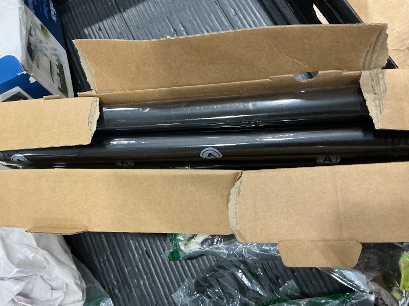 Photo 1 of 1” Diameter Curtain Rods Itself is 30 to 144 inch 1 Pack Fit 30-142 inch, 66 to 120 inch Window with Heavy Duty Adjustable Rod Matte Black Splicing Metal Extra Long Curtain Rod for Windows