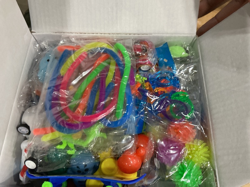 Photo 1 of 160 Pcs Fidget Toys Party Favors Pack, Randomly Selected Pop Sensory Set Gifts Stickers for Kids Adults Boy Girl Stocking Stuffers Autistic Bulk Goodie Bag Filler Treasure Box Classroom Prizes School