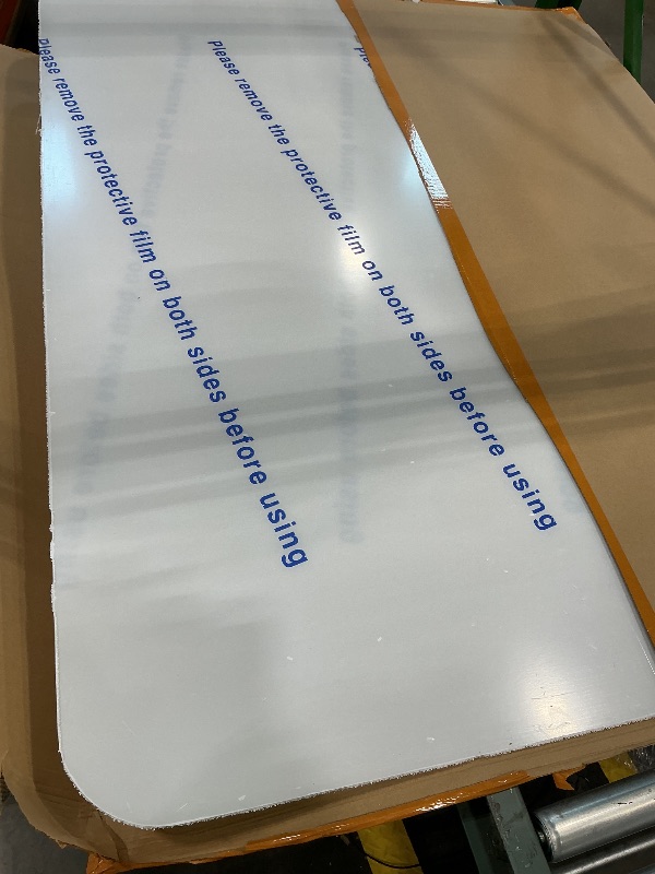 View 4 of [Large Size] Crystal Clear 1/5" Thick 59" x 47" Heavy Duty Hard Chair Mat, Can be Used on Carpet or Hard Floor