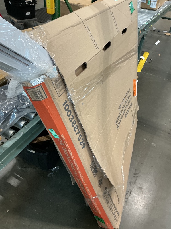 View 5 of **MISSING PARTS**
JUBEST 60"(Double 31") x80" Sliding Closet Door, K Style Bypass Closet Door with Hardware Kit & Matching Fascia, Preassembled Solid Wood Slab with Water-Proof PVC Surface, Easy to Install, White