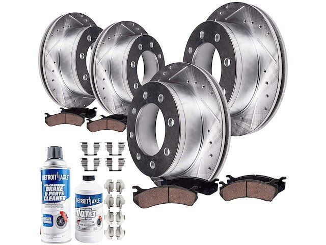 Photo 1 of **Similar**
Front and Rear Brake Pad and Rotor Kit - 2011-2019 Chevrolet Silverado 3500 HD - Detroit Axle 96712-02322184