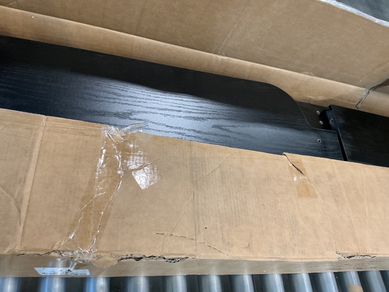 Photo 1 of *MAJOR DAMAGE*
Tribesigns 70.9-Inch Extra Long Sofa Table, Farmhouse Console Tables with Wood Frame and Storage Shelf, 2-Tier Wood Table Behind Couch for Living Room, Hallway, Foyer, Black