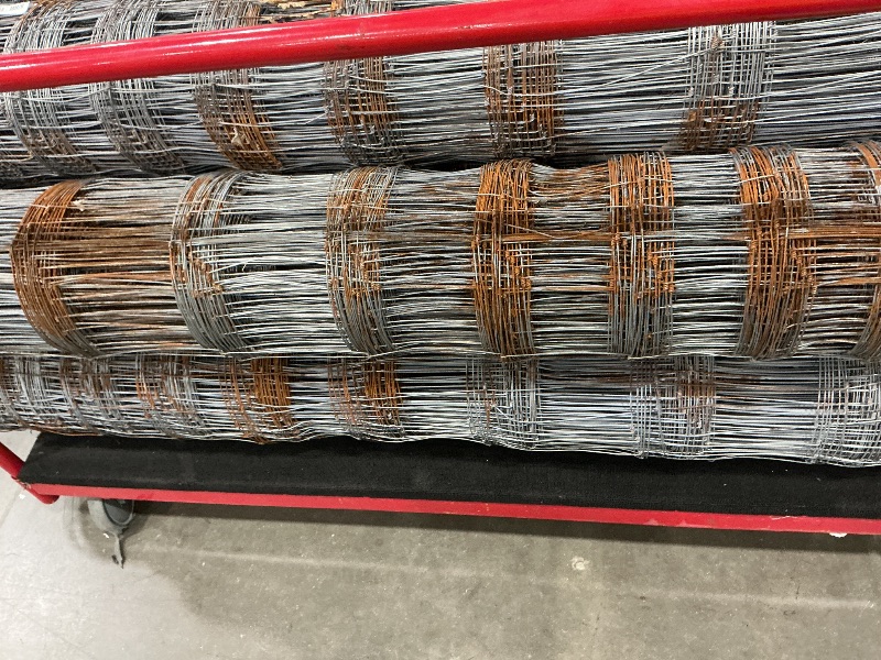 Photo 1 of  7 6 ft  tall wire fencing 