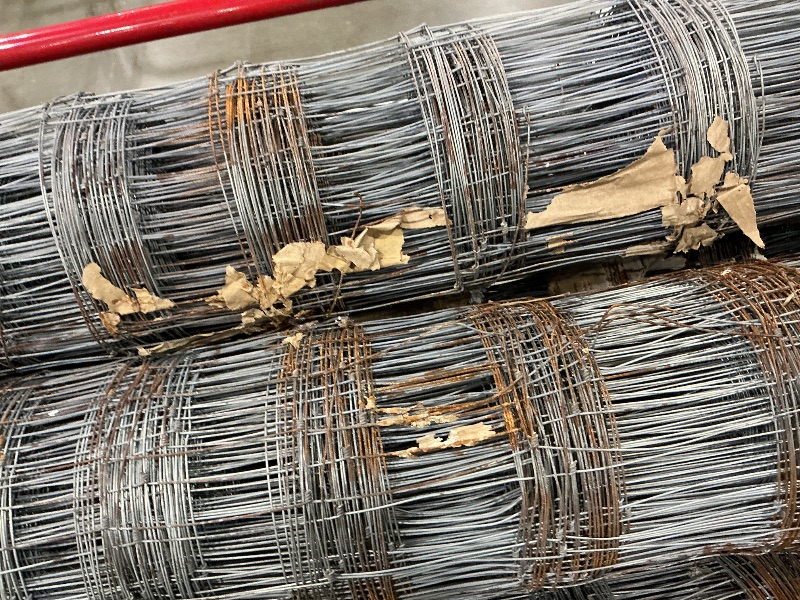 Photo 1 of  7 6 ft  tall wire fencing 