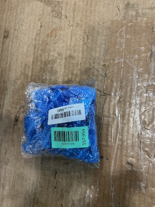 Photo 1 of 100 Pcs Disposable Ear Covers for Shower, Plastic Waterproof Ear Protectors Disposable Shower Caps for Hair Dye, Bathing, Hotel Spa Salon - Blue