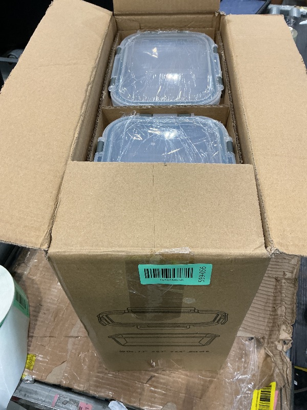 Photo 1 of [8-Pack,30 oz]Glass Meal Prep Containers,Glass Food Storage Containers,Airtight lunch Containers with Lids, Microwave, Oven, Freezer and Dishwasher