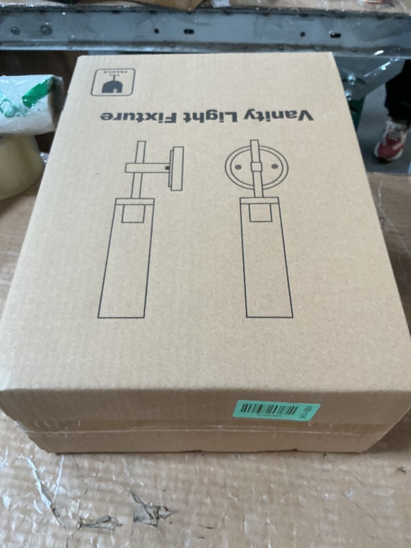 Photo 1 of [Hardwired] Wall Sconces Set of Two, Brushed Gold Bathroom Sconces with Clear Glass, Modern Wall Light Fixtures for Bathroom Mirror Vanity, Living Room, Bedroom, Hallway, Stairway, Cabinet, Foyer