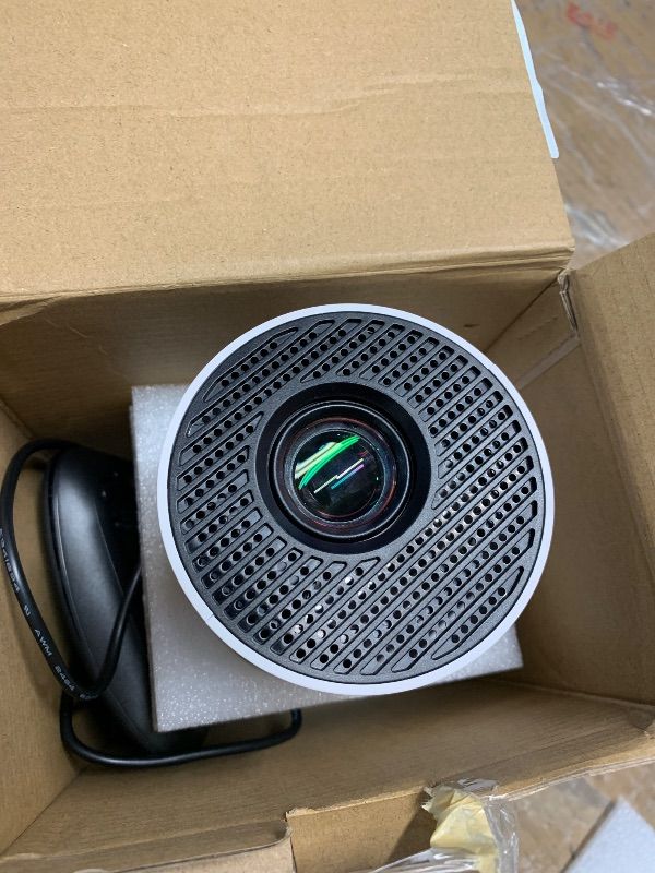 Photo 1 of [Built-in Apps & 2026 Upgraded] Mini Projector with WiFi 6 and Bluetooth 5.4 Support 4K 1080P Auto Keystone 180° Rotatable Projector Portable Compatibile with HDMI/TV Stick/Memory Stick/Laptop, White
