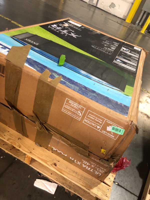 Photo 1 of ****TRUCK PICKUP***8INTEX 26333EP 20ft X 48in Ultra XTR Frame Deluxe Above Ground Swimming Pool Set with 2100 GPH Sand Filter Pump, Removable Ladder, Ground Cloth, Pool Cover, SuperTough, Puncture and Rust Resistant