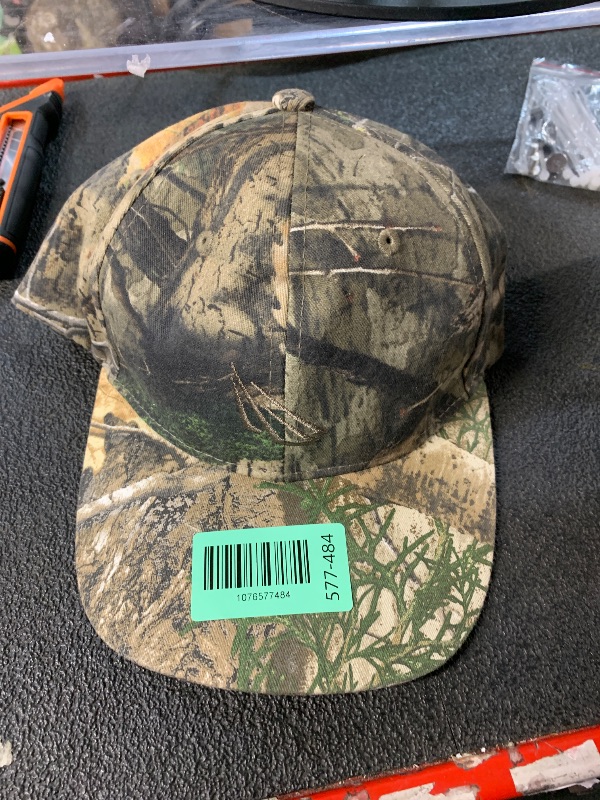 Photo 1 of ***MISSING PARTS*** LED Hat Light - POWERCAP Baseball Cap with Light Built in - LED Cap Visor Light with Bright Headlight and IPX4 Rating (Mossy Oak Mesh)