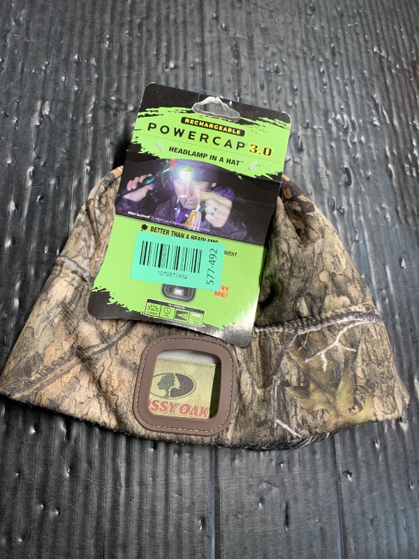 Photo 1 of ***MISSING PARTS*** Panther Vision POWERCAP LED Hat Light 150 Lumens Rechargeable Fleece Beanie with Bright Built-in Headlamp Waterproof LED Warm One Size Cap
