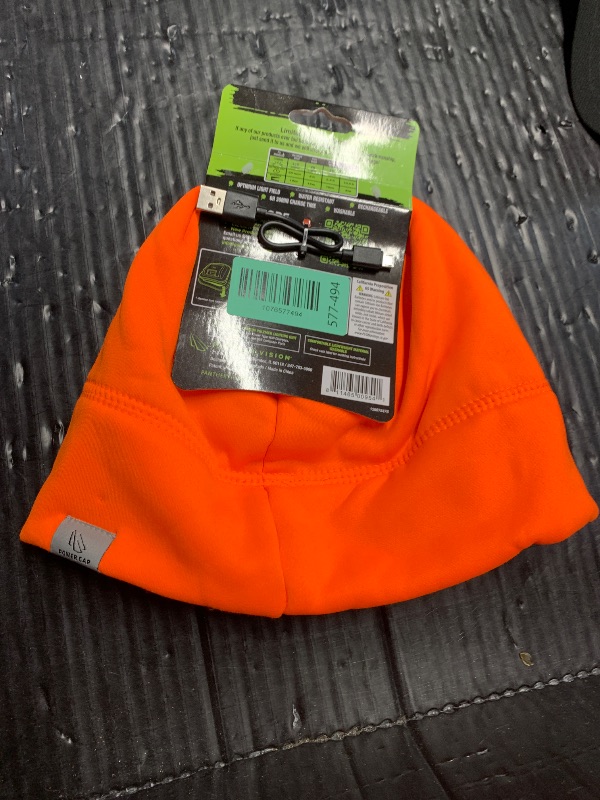 Photo 1 of ***MISSING PARTS*** Panther Vision POWERCAP LED Hat Light 150 Lumens Rechargeable Fleece Beanie with Bright Built-in Headlamp Waterproof LED Warm One Size Cap