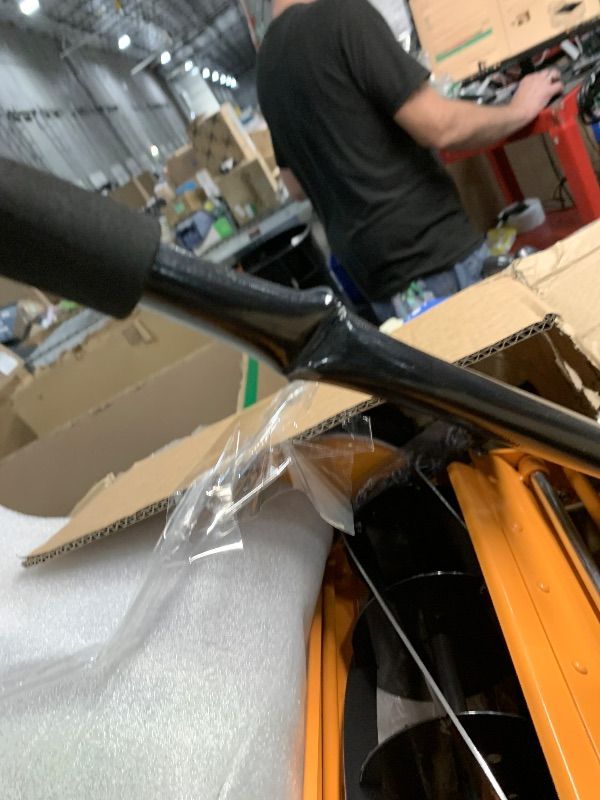 Photo 1 of ***HEAVILY USED SOME PARTS ARE BENT***
Walensee Push Reel Lawn Mower, 18-Inch 5-Blade Cordless Manual Reel Lawn Mower, Walk-Behind Steel Lawn Mower with 9-Position Cutting Height Adjustment & Sponge Grip