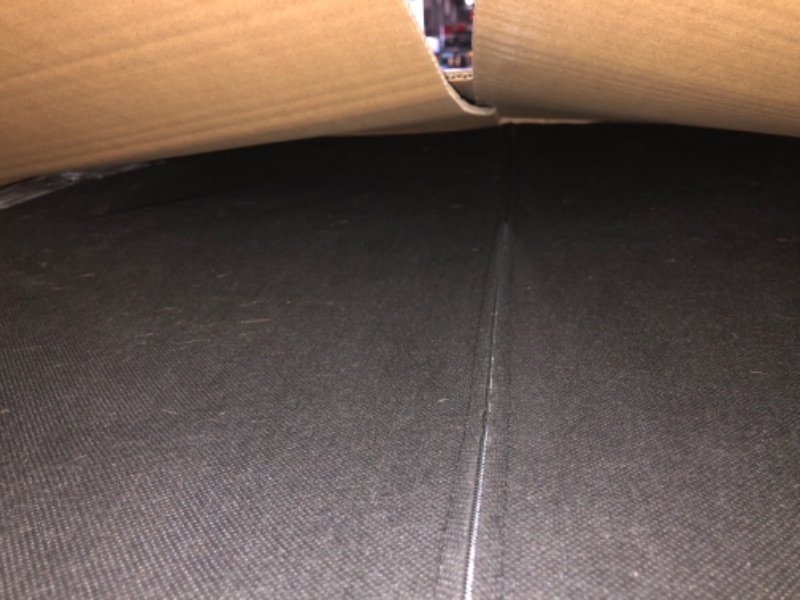 Photo 1 of ***TRUCK/TRAILER PICKUP ONLY*** Signature Design by Ashley Accomplished Transitional Upholstered Square Oversized Accent Ottoman, White/Beige