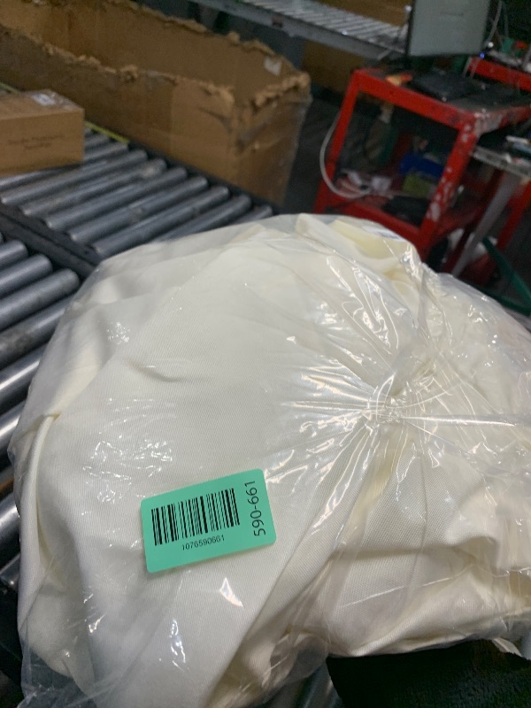 Photo 1 of ***MISSING 5/6***(ONLY ONE REMAINS)
BRILLMAX 6 Pack Ivory Tablecloths 90 x 132 Inch for 6ft Rectangle Tables - 150 GSM Polyester Fabric, Floor Length Drop, Water, Stain & Wrinkle Resistant Cloth Cover for Wedding Reception Banquet