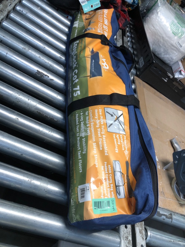 Photo 1 of ***STOCK PHOTO FOR REFERENCE ONLY***SEE PICTURES**EVER ADVANCED Extra Wide Camping Cot for Adults Oversized XXL Sleeping Cots Folding Cot Bed with Carry Bag, 84.3" L x 41.9" W, Support to 550 lbs